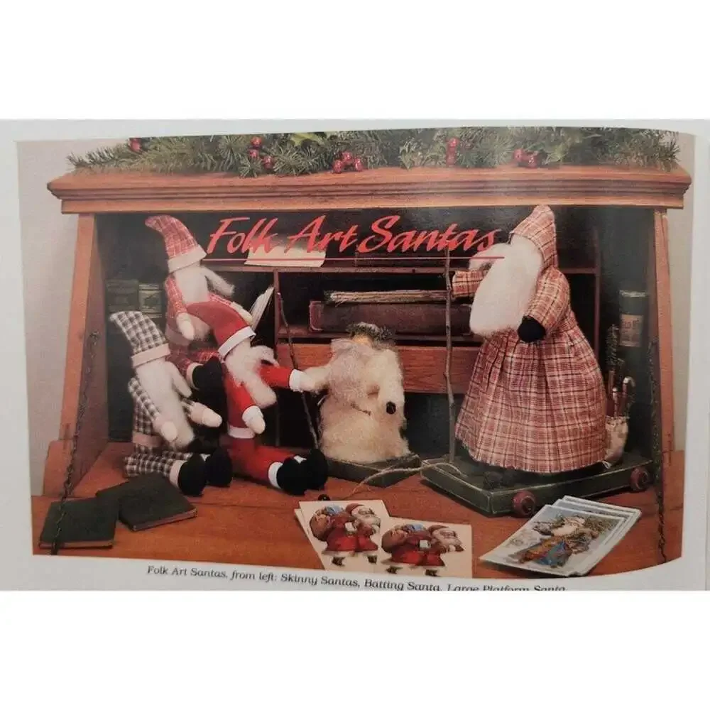 Christmas Memories A Folk Art Celebration Quilt Pattern Book B-99 Nancy Martin